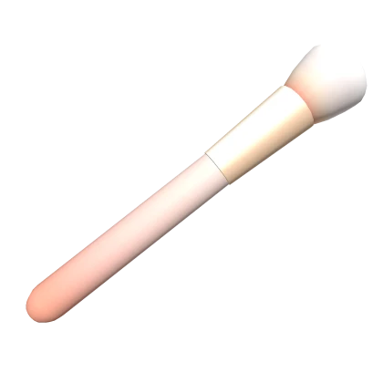 Orange Makeup Brush