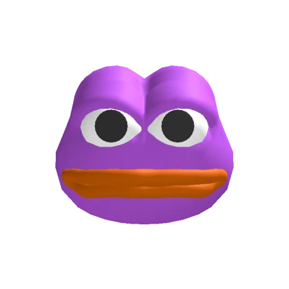 Purple Seriously Frog Meme Head