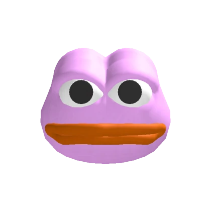 Pink Seriously Frog Meme Head