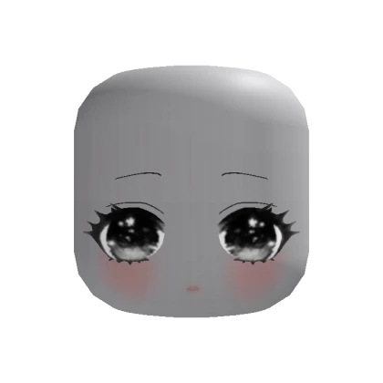 🍀Animated Makeup Blush Face (Grey)