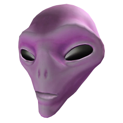 Oversized Pink Alien Head