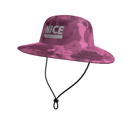 Pink Camo Nice Hat