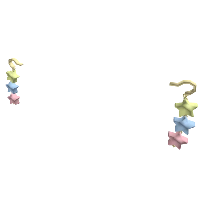 Pastel Star Earrings 