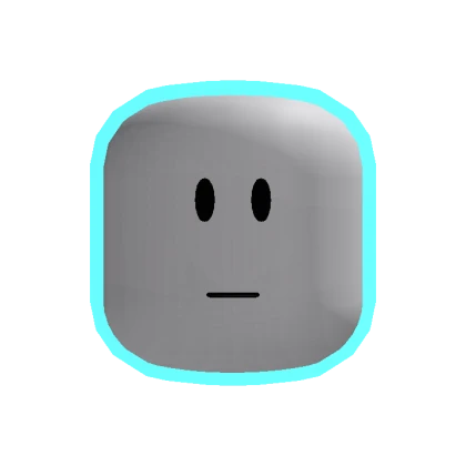 Cyan Blue Outline Dynamic Head