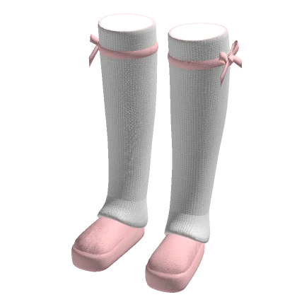 Leg Warmers and Boots Pink