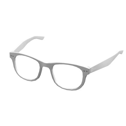 White Wayfarer Glasses