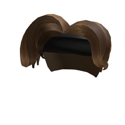 Brown Middle Part w/ Headband