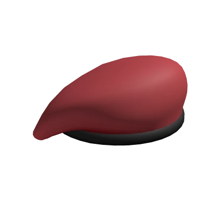 Red Military Beret