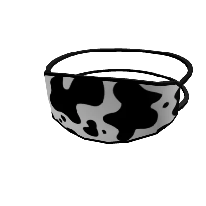 Cow Print Mask