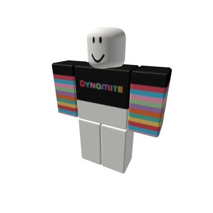 bts dynamite cropped w/ colorful sleeves