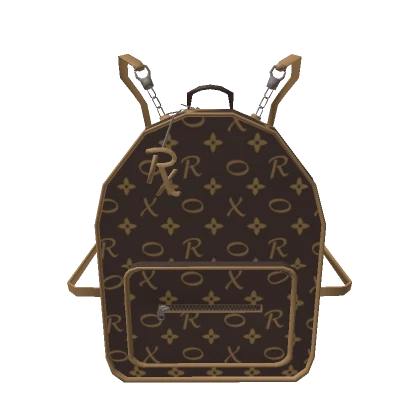 Brown and Gold Luxury Backpack 3.0