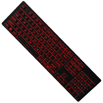 Red Gamer Keyboard