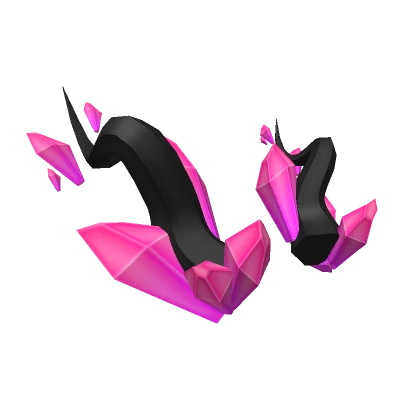 Magical Pink Crystal Horns