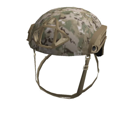 Camo'd FAST Helmet