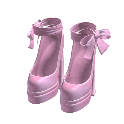 Sweet n sugar chunky coquette heels pink (it girl)