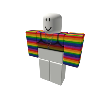 rainbow stripes w crop rainbow stripes w crop