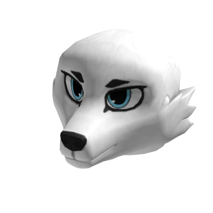 Snow Wolf Head