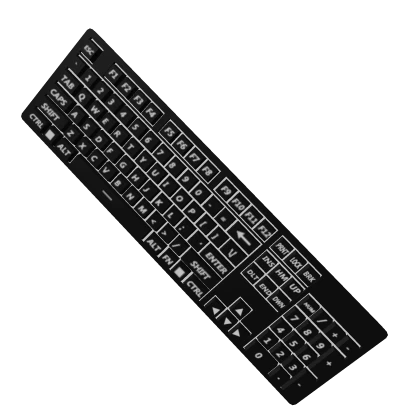 Monochrome Gamer Keyboard