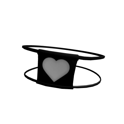 Heart Eyepatch (Black)