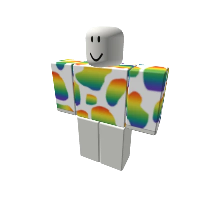 Rainbow Cow Hood [shirt]