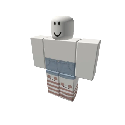 ପ kawaii bear socks + jeans ♡