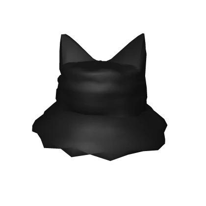 Kitty Fluffy Cute Black Hat
