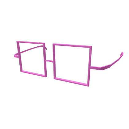 Pink Square Glasses