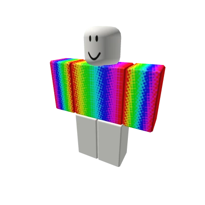 Pixel Rainbow Top