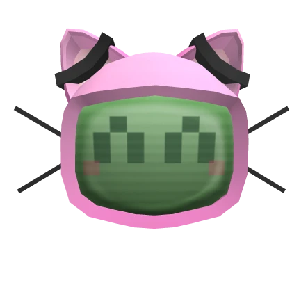 Pink Pixel Cat