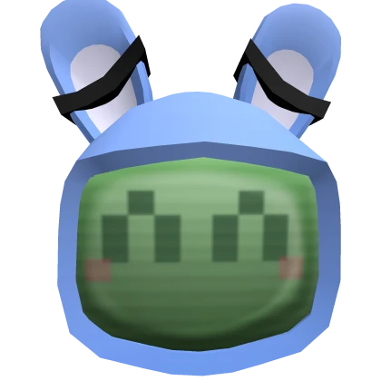 Blue Bunny Pixel Hat