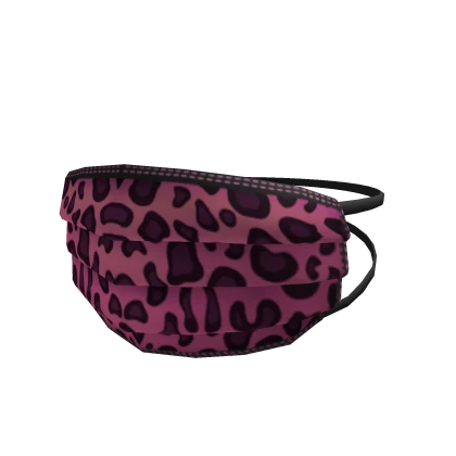 Hot-Pink Leopard Mask