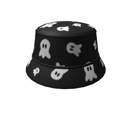 Stylish Black Ghost Halloween Hat