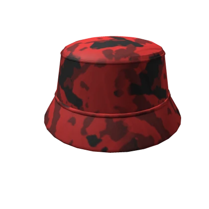 Stylish Red Camo Hat