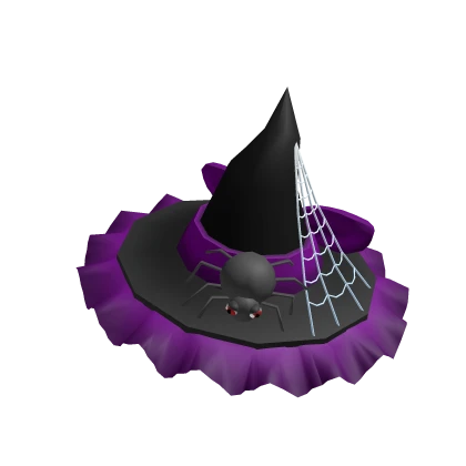 Spider Witch Hat - Purple