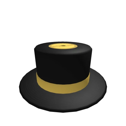 Vinyl Record Top Hat