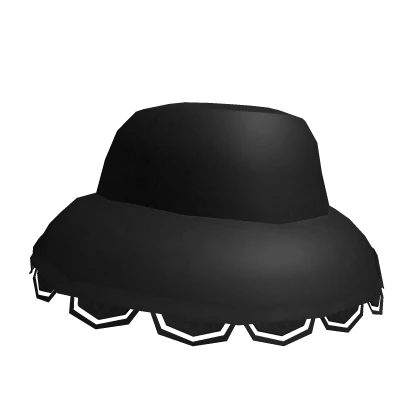 Black Trendy Hat (Lace)