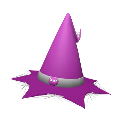 Webbed Witch Hat: Pink