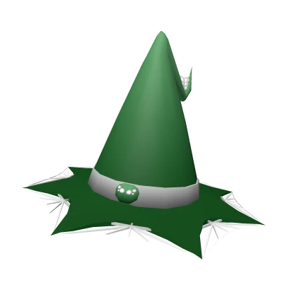 Webbed Witch Hat: Green