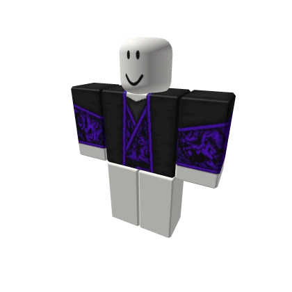 (ᴏʀɪɢɪɴᴀʟ) Black And Purple Robes Top