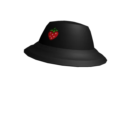 Black Strawberry Hat