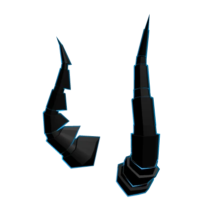 Blue Infernal Horns