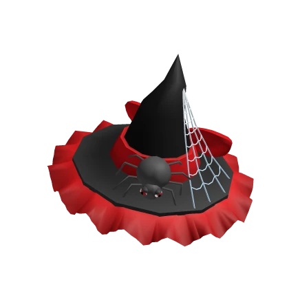 Spider Witch Hat - Red