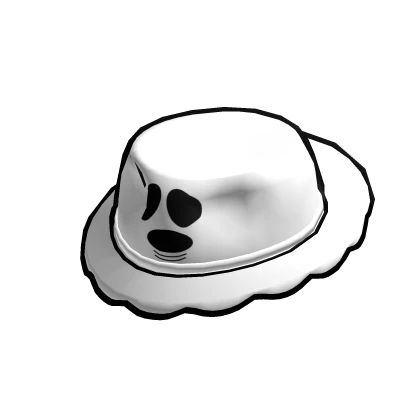 👻 Cartoony Haunted Ghost Fedora 👻