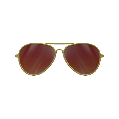 Stylish Gold Aviators