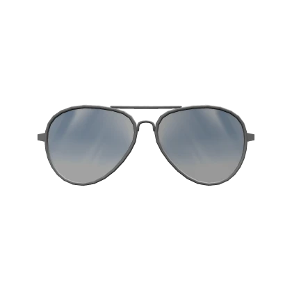 Stylish Silver Aviators