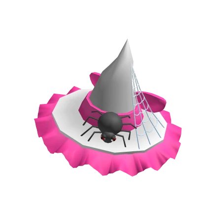 Spider Witch Hat - Pink