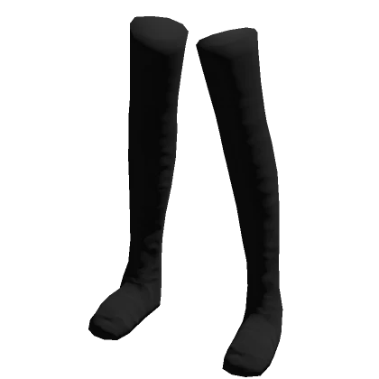 Thigh High Socks Black