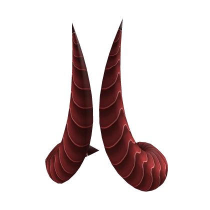 Curved Horns: Red