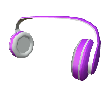 Purple & White Colorful Headphones