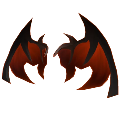 Orange Vampire Wings